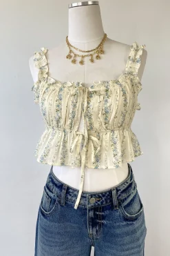 Ruffled Babydoll Top