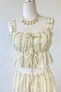 Ruffled Babydoll Top