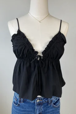 Ruffled Babydoll Top