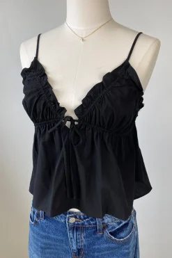Ruffled Babydoll Top