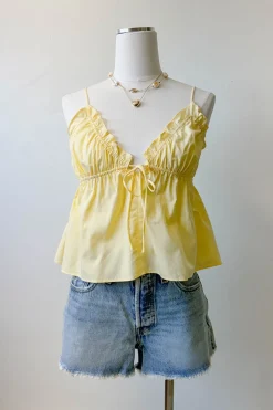 Ruffled Babydoll Top