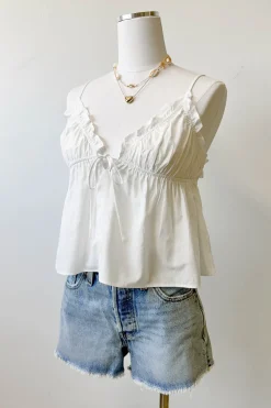 Ruffled Babydoll Top