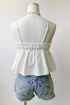 Ruffled Babydoll Top