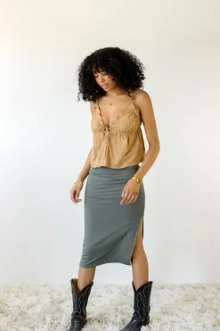 Ruffled Babydoll Top