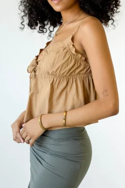 Ruffled Babydoll Top
