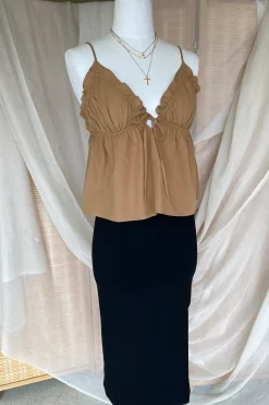 Ruffled Babydoll Top
