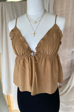 Ruffled Babydoll Top