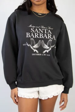 Santa Barbara Graphic Crew Sweatshirt