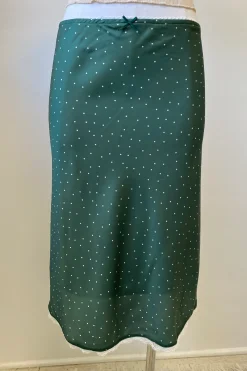 Satin Midi Skirt