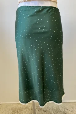 Satin Midi Skirt