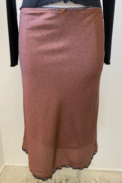 Satin Midi Skirt