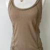 Seamed Sleeveless Top