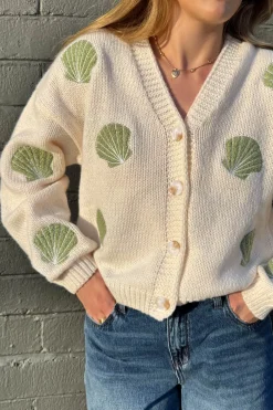 Shell Knit Cardigan