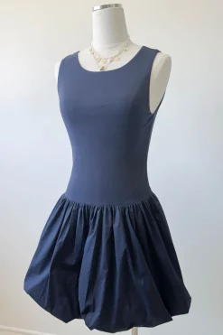 Sleeveless Balloon Dress by For Good