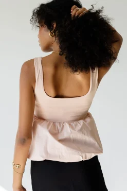 Sleeveless Bubble Babydoll Top