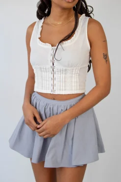 Sleeveless Corset Top