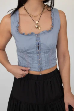 Sleeveless Corset Top