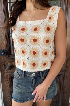 Sleeveless Crochet Top