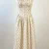 Sleeveless Floral Midi Dress