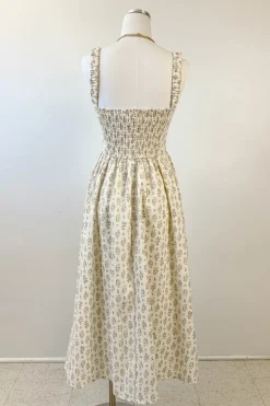 Sleeveless Floral Midi Dress