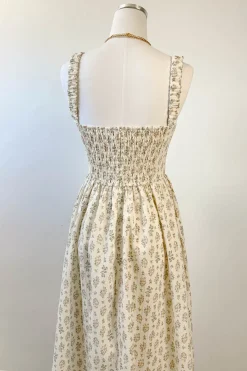 Sleeveless Floral Midi Dress