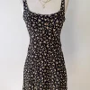 Sleeveless Floral Mini Dress