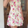 Sleeveless Floral Mini Dress