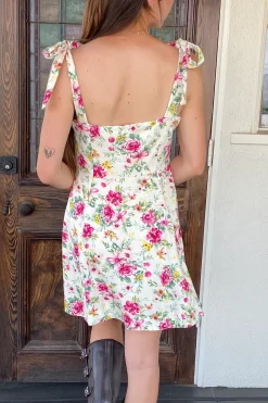 Sleeveless Floral Mini Dress