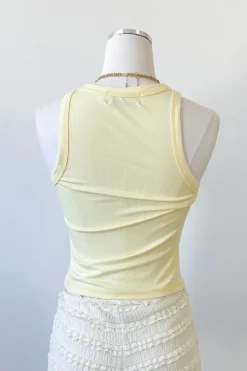 Sleeveless Ribbed Top