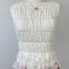Sleeveless Stretch Lace Top