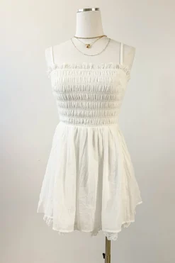 Smocked Mini Cami Dress