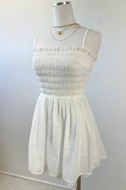 Smocked Mini Cami Dress