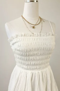 Smocked Mini Cami Dress
