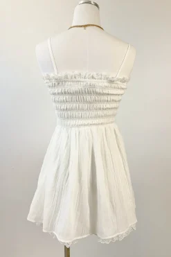 Smocked Mini Cami Dress