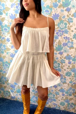 Smocked Waist Cami Mini Dress