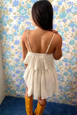 Smocked Waist Cami Mini Dress