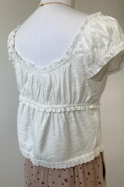 Split Front Babydoll Top
