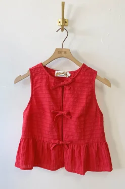 Split Front Sleeveless Top