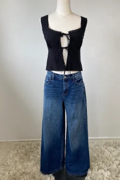 Split Front Sleeveless Top