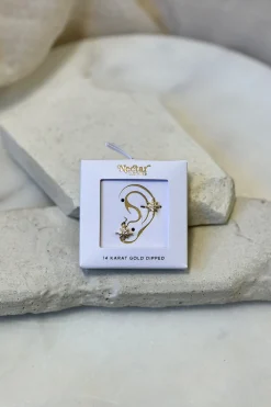 Star Cuff Earring Set
