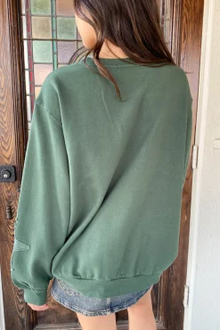 Star Embroidered Sweatshirt
