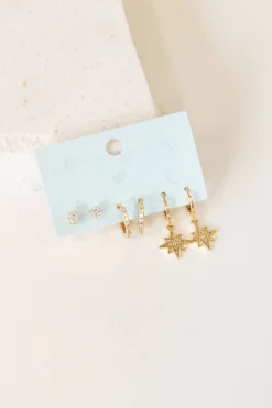 Starbust Earring Set