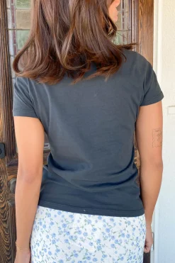 Stay Close Long Loose Graphic Baby Tee