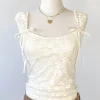 Stretch Lace Babydoll Top