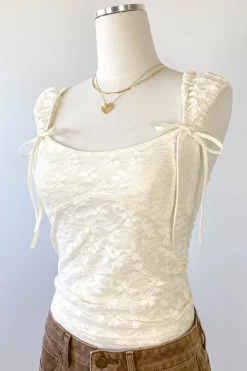 Stretch Lace Babydoll Top