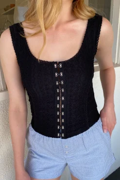 Stretch Lace Corset Top