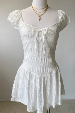 Stretch Lace Mini Dress