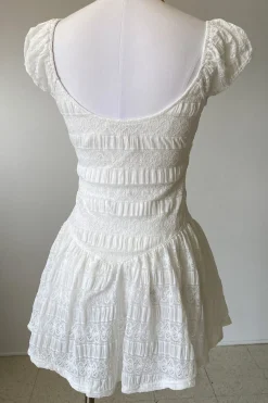 Stretch Lace Mini Dress
