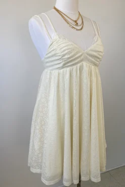 Stretch Lace Mini Dress