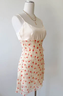 Stretch Lace Mini Wrap Dress